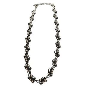 Gunmetal Vine Necklace